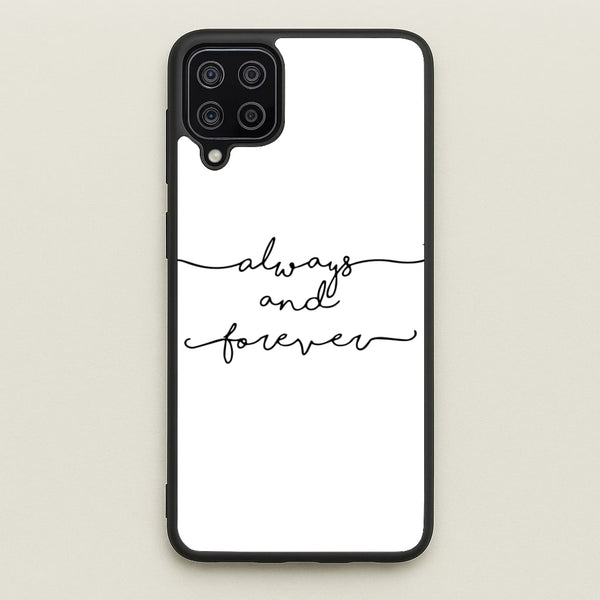 Always & Forever - VD  - marble Phone Case for Galaxy A12