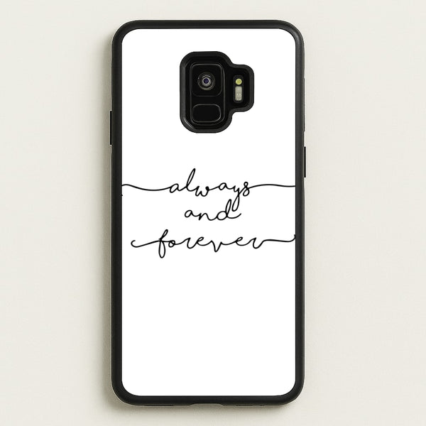 Always & Forever - VD  - marble Phone Case for Galaxy S9
