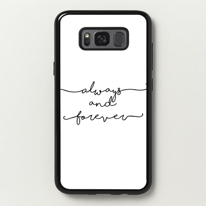 Always & Forever - VD  - marble Phone Case for Galaxy S8