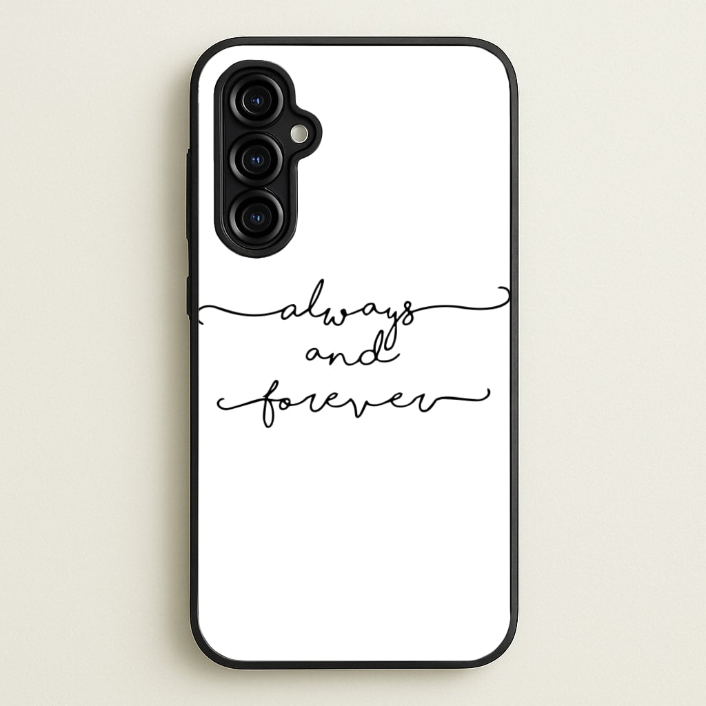Always & Forever - VD  - marble Phone Case for Galaxy A54