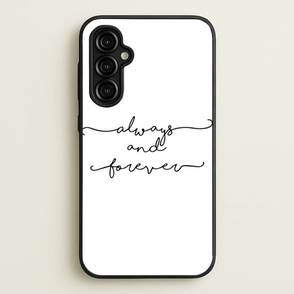 Always & Forever - VD  - marble Phone Case for Galaxy A54
