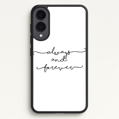 Always & Forever - VD  - marble Phone Case for Galaxy S25 Edge