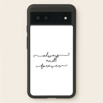 Always & Forever - VD  - marble Phone Case for Google Pixel 7