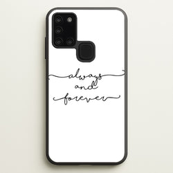 Always & Forever - VD  - marble Phone Case for Galaxy A21s