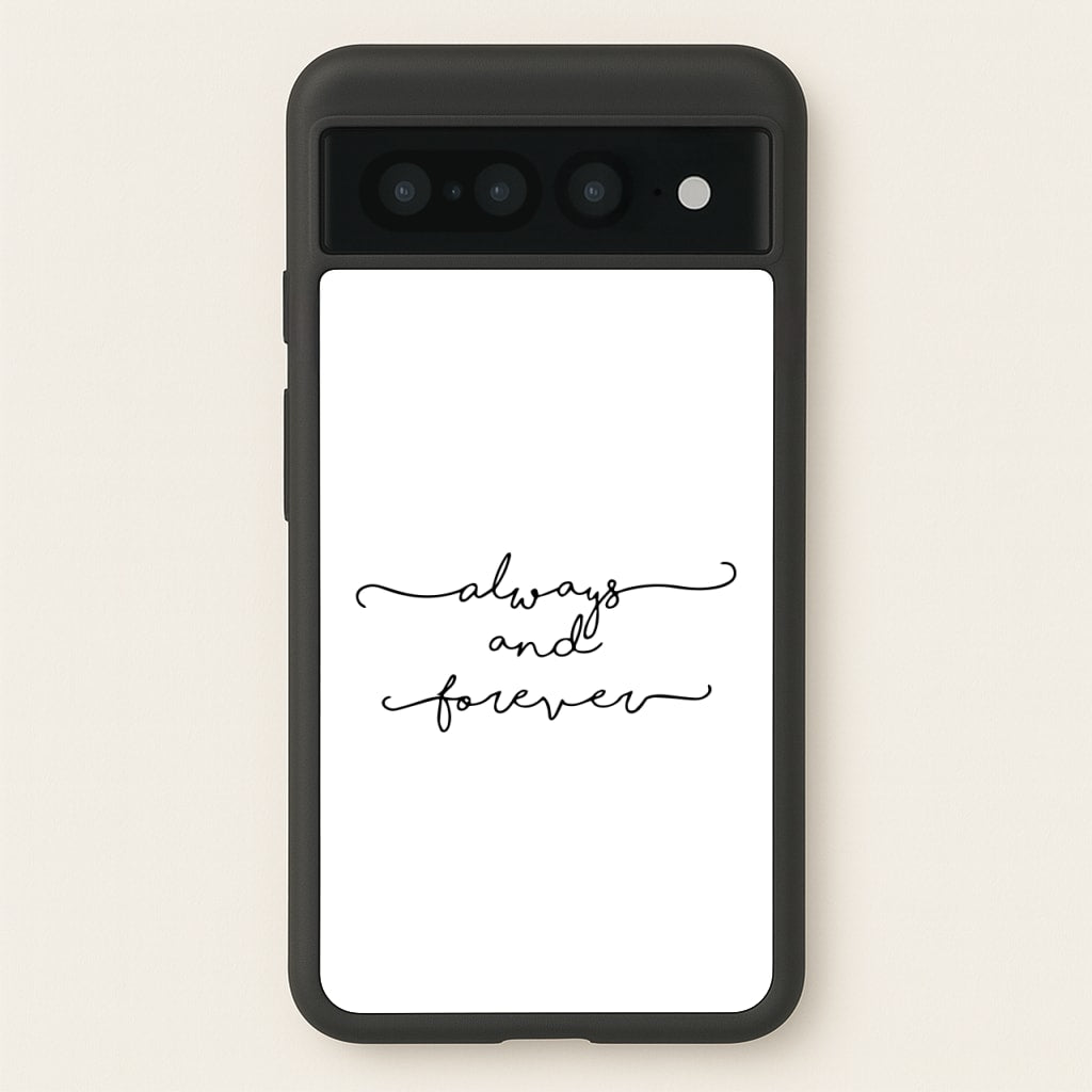 Always & Forever - VD  - marble Phone Case for Google Pixel 7 Pro
