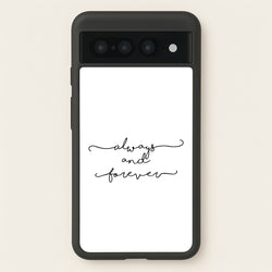 Always & Forever - VD  - marble Phone Case for Google Pixel 7 Pro