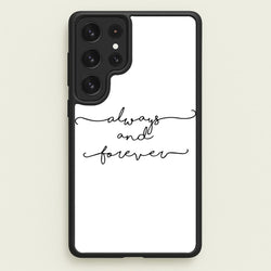 Always & Forever - VD  - marble Phone Case for Galaxy S22 Ultra