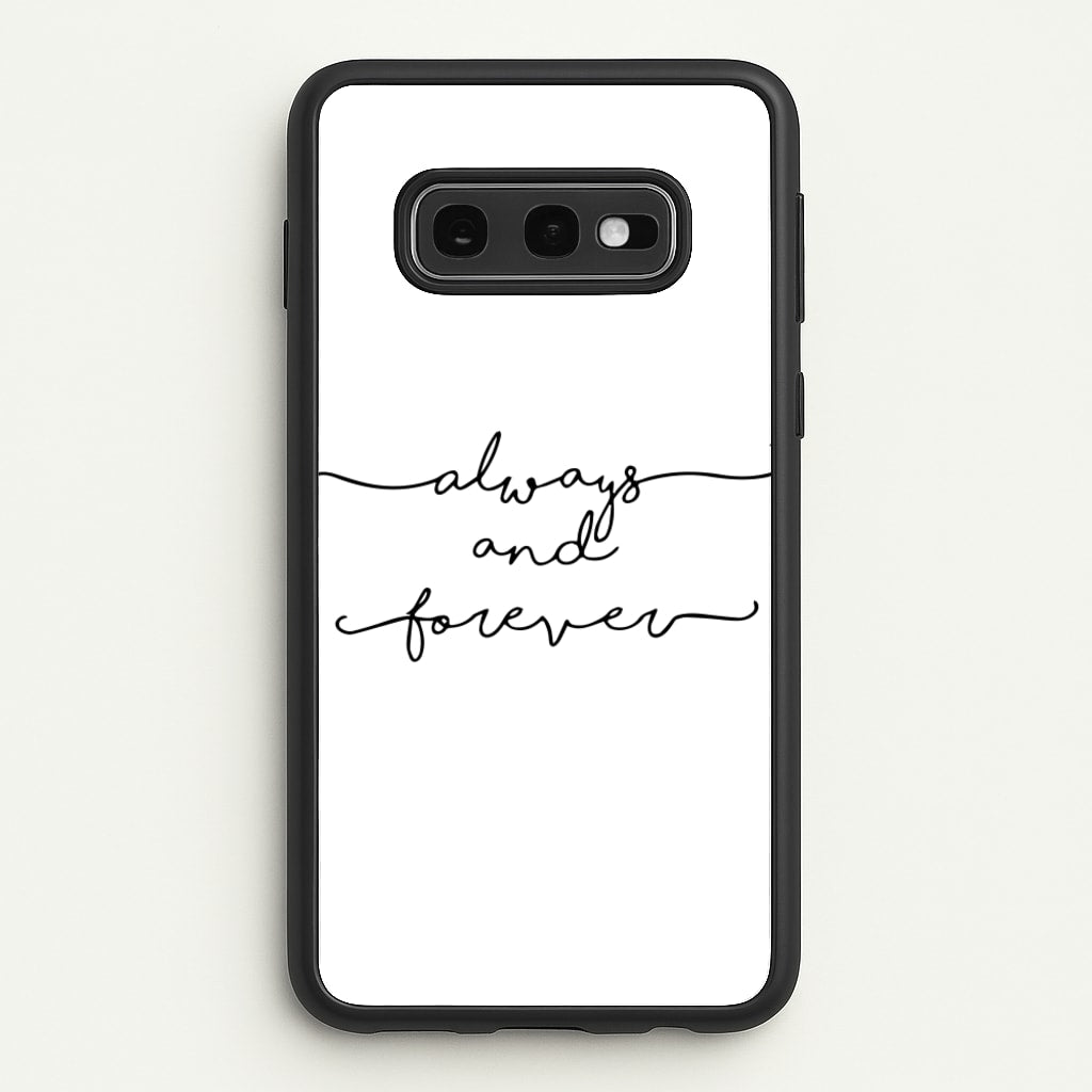 Always & Forever - VD  - marble Phone Case for Galaxy S10e