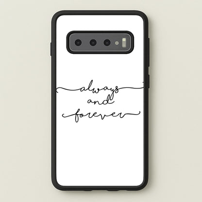 Always & Forever - VD  - marble Phone Case for Galaxy S10 Plus