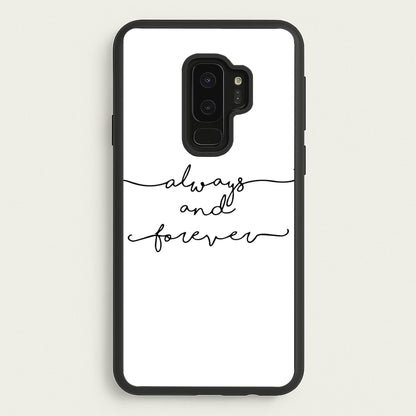 Always & Forever - VD  - marble Phone Case for Galaxy S9 Plus