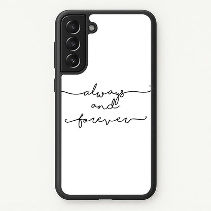 Always & Forever - VD  - marble Phone Case for Galaxy S21