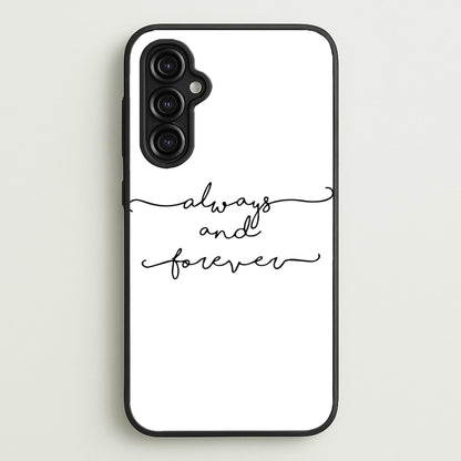 Always & Forever - VD  - marble Phone Case for Galaxy A14
