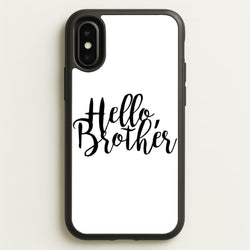 Hello Brother - VD  - Vampire Diaries Phone Case for iPhone X / XS