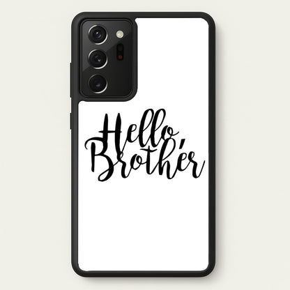 Hello Brother - VD  - Vampire Diaries Phone Case for Galaxy Note 20 Ultra