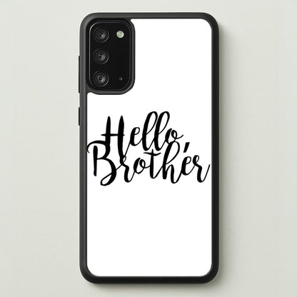 Hello Brother - VD  - Vampire Diaries Phone Case for Galaxy Note 20