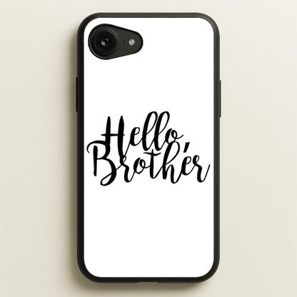 Hello Brother - VD  - Vampire Diaries Phone Case for iPhone 16e