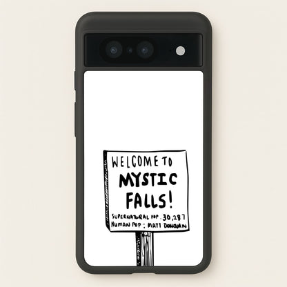 Welcome to Mystic Falls - VD  - Vampire Diaries Phone Case for Google Pixel 8