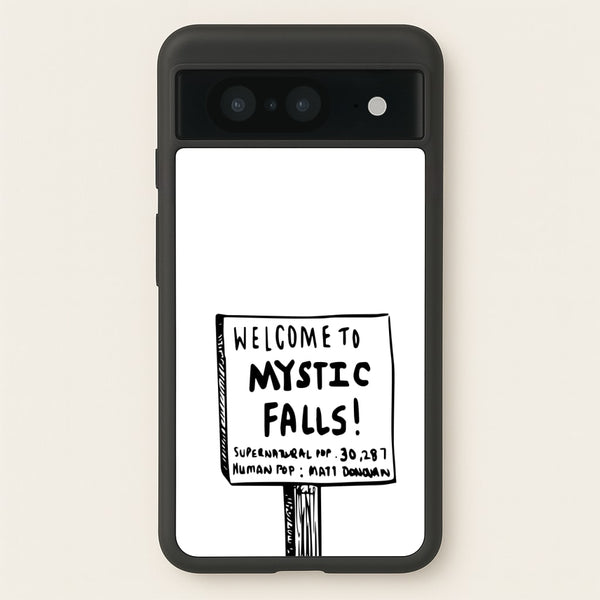 Welcome to Mystic Falls - VD  - Vampire Diaries Phone Case for Google Pixel 8