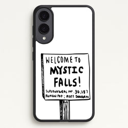 Welcome to Mystic Falls - VD  - Vampire Diaries Phone Case for Galaxy S25 Edge