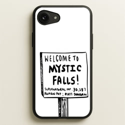 Welcome to Mystic Falls - VD  - Vampire Diaries Phone Case for iPhone 16e