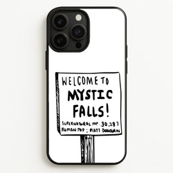 Welcome to Mystic Falls - VD  - Vampire Diaries Phone Case for iPhone 13 Pro Max