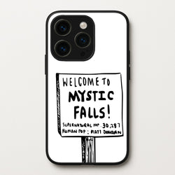 Welcome to Mystic Falls - VD  - Vampire Diaries Phone Case for iPhone 14 Pro
