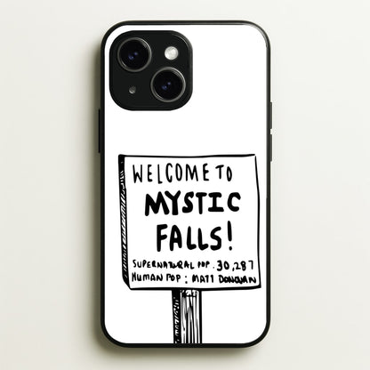 Welcome to Mystic Falls - VD  - Vampire Diaries Phone Case for iPhone 14 Plus