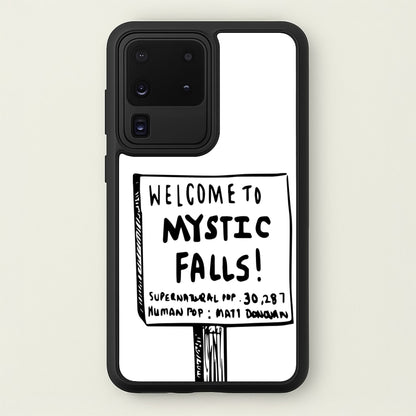 Welcome to Mystic Falls - VD  - Vampire Diaries Phone Case for Galaxy S20 Ultra