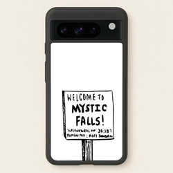 Welcome to Mystic Falls - VD  - Vampire Diaries Phone Case for Google Pixel 8 Pro