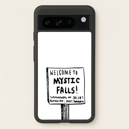 Welcome to Mystic Falls - VD  - Vampire Diaries Phone Case for Google Pixel 8 Pro
