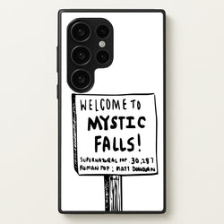 Welcome to Mystic Falls - VD  - Vampire Diaries Phone Case for Galaxy S24 Ultra