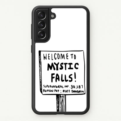 Welcome to Mystic Falls - VD  - Vampire Diaries Phone Case for Galaxy S21