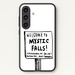 Welcome to Mystic Falls - VD  - Vampire Diaries Phone Case for Galaxy S25