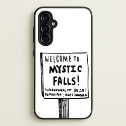 Welcome to Mystic Falls - VD  - Vampire Diaries Phone Case for Galaxy A54