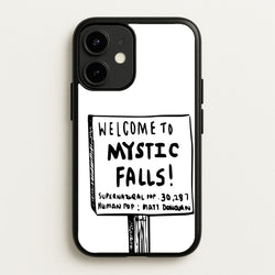 Welcome to Mystic Falls - VD  - Vampire Diaries Phone Case for iPhone 12 Mini
