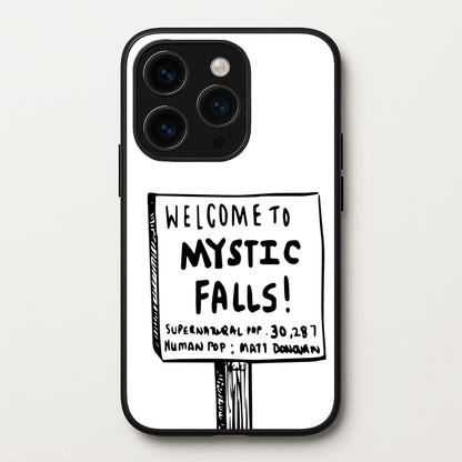 Welcome to Mystic Falls - VD  - Vampire Diaries Phone Case for iPhone 15 Pro Max