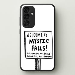 Welcome to Mystic Falls - VD  - Vampire Diaries Phone Case for Galaxy A55