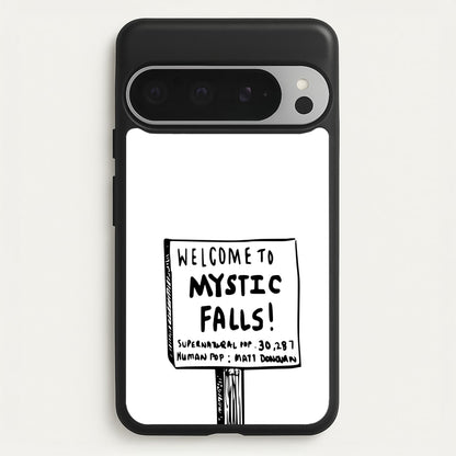 Welcome to Mystic Falls - VD  - Vampire Diaries Phone Case for Google Pixel 9 Pro XL