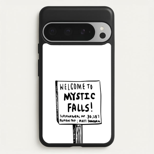 Welcome to Mystic Falls - VD  - Vampire Diaries Phone Case for Google Pixel 9 Pro XL