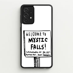 Welcome to Mystic Falls - VD  - Vampire Diaries Phone Case for Galaxy A52 / A52s