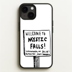 Welcome to Mystic Falls - VD  - Vampire Diaries Phone Case for iPhone 13 Mini