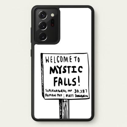 Welcome to Mystic Falls - VD  - Vampire Diaries Phone Case for Galaxy Note 20 Ultra