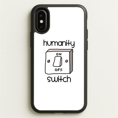 Humanity Switch - VD  - Vampire Diaries Phone Case for iPhone X / XS