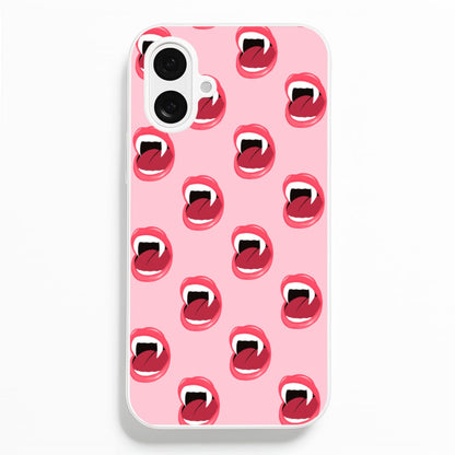 Vampire Pattern  - Vampire Diaries Phone Case for iPhone 16 Plus