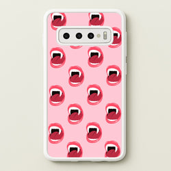 Vampire Pattern  - Vampire Diaries Phone Case for Galaxy S10 Plus