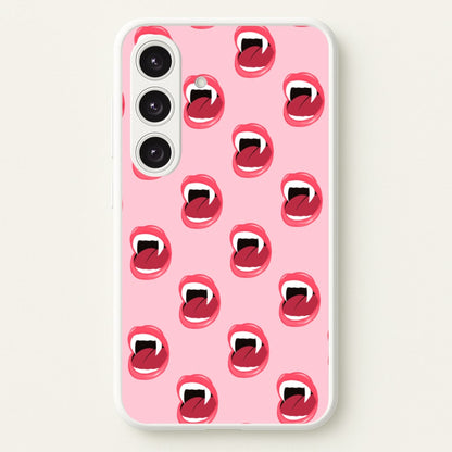 Vampire Pattern  - Vampire Diaries Phone Case for Galaxy S24