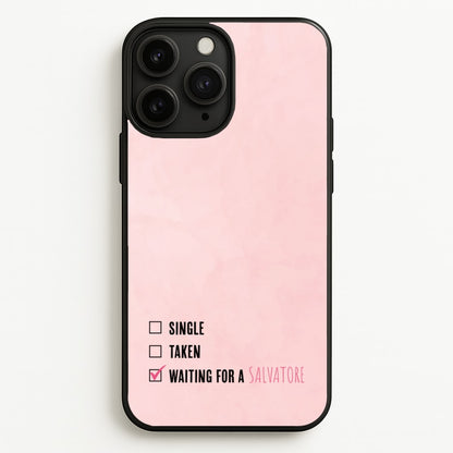 Waiting For A Salvatore - VD  - Vampire Diaries Phone Case for iPhone 11 Pro