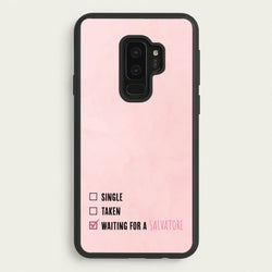 Waiting For A Salvatore - VD  - Vampire Diaries Phone Case for Galaxy S9 Plus