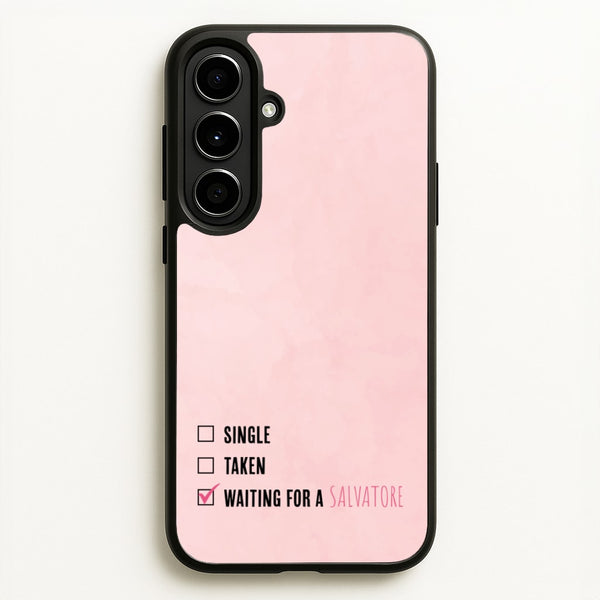 Waiting For A Salvatore - VD  - Vampire Diaries Phone Case for Galaxy A56