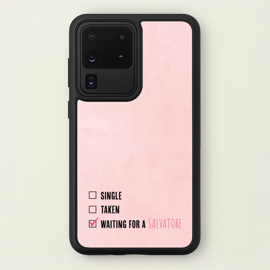Waiting For A Salvatore - VD  - Vampire Diaries Phone Case for Galaxy S20 Ultra